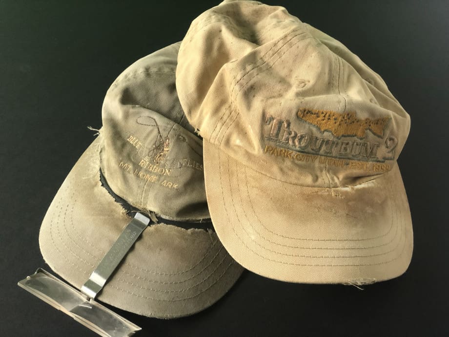 A Pair of Old Friends...Retired Fishing Hats